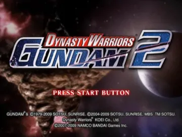 Dynasty Warriors - Gundam 2 screen shot title